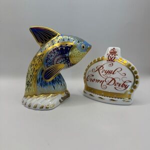 Royal Crown Derby for Royal Doulton Limited Edition Guppy bone china paperweight